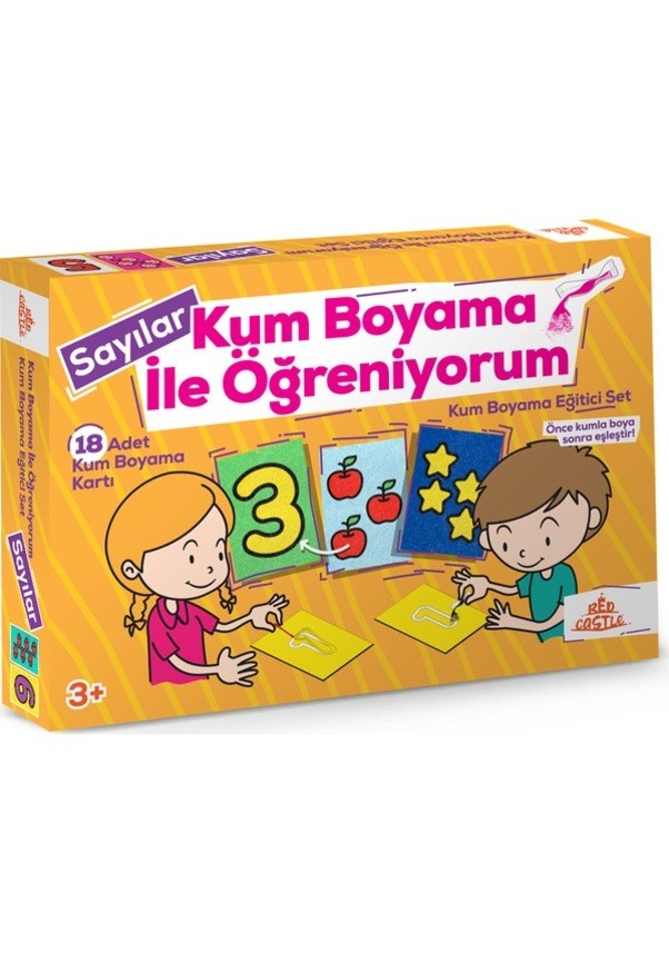 Kum Boyama Eğitici Aktivite Seti (Sayılar)