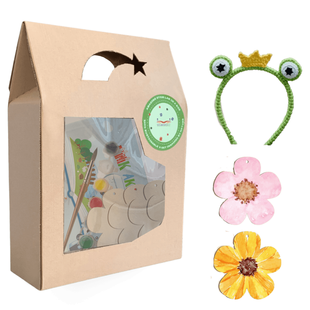 Keşfet Eğitim Seti- Minik kurbağa ve kır çiçeği hikâye kitabı hediyeli