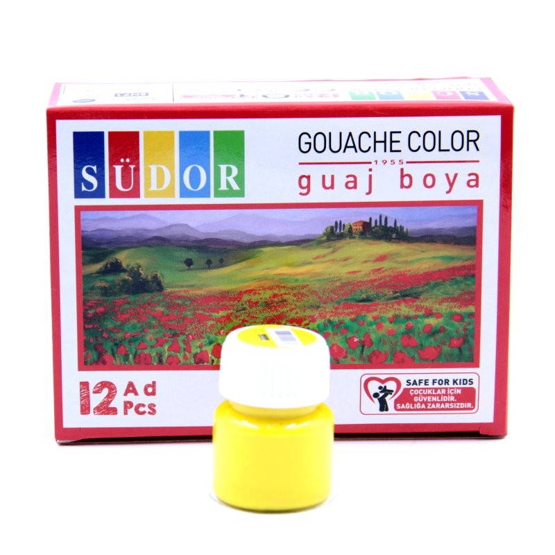 Südor Guaj Boya 20 ml - Fosforlu Sarı