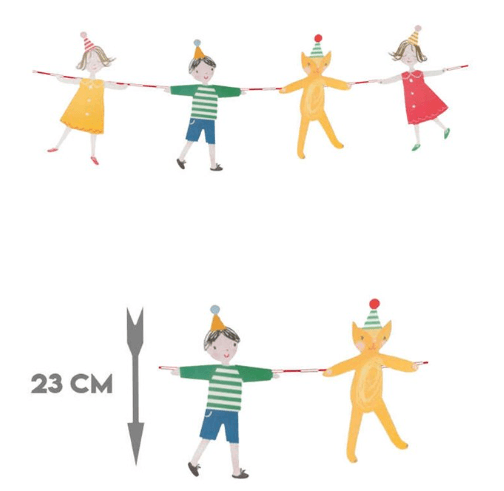 23 Nisan Temalı El Ele Tutuşan Çocuklar Banner