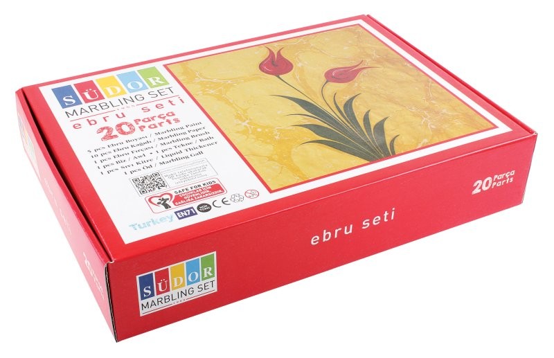 Südor Ebru Boyası Seti A4 