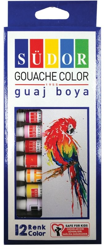 Südor Guaj Boya Set 12x9 ml