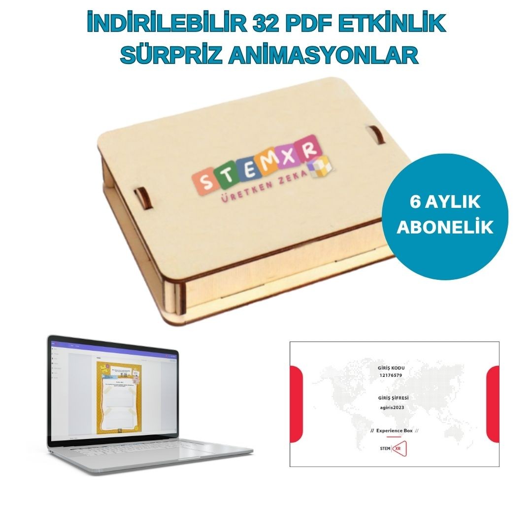 StemXR 0-3 Yaş Keşfediyorum  Kutusu 6 Aylık Abonelik