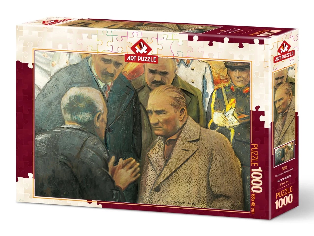 Atatürk ve Depremzede 1000 Parça Puzzle