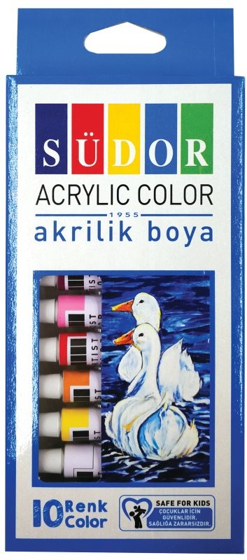 Südor Akrilik Boya Tüp 10x9 ml