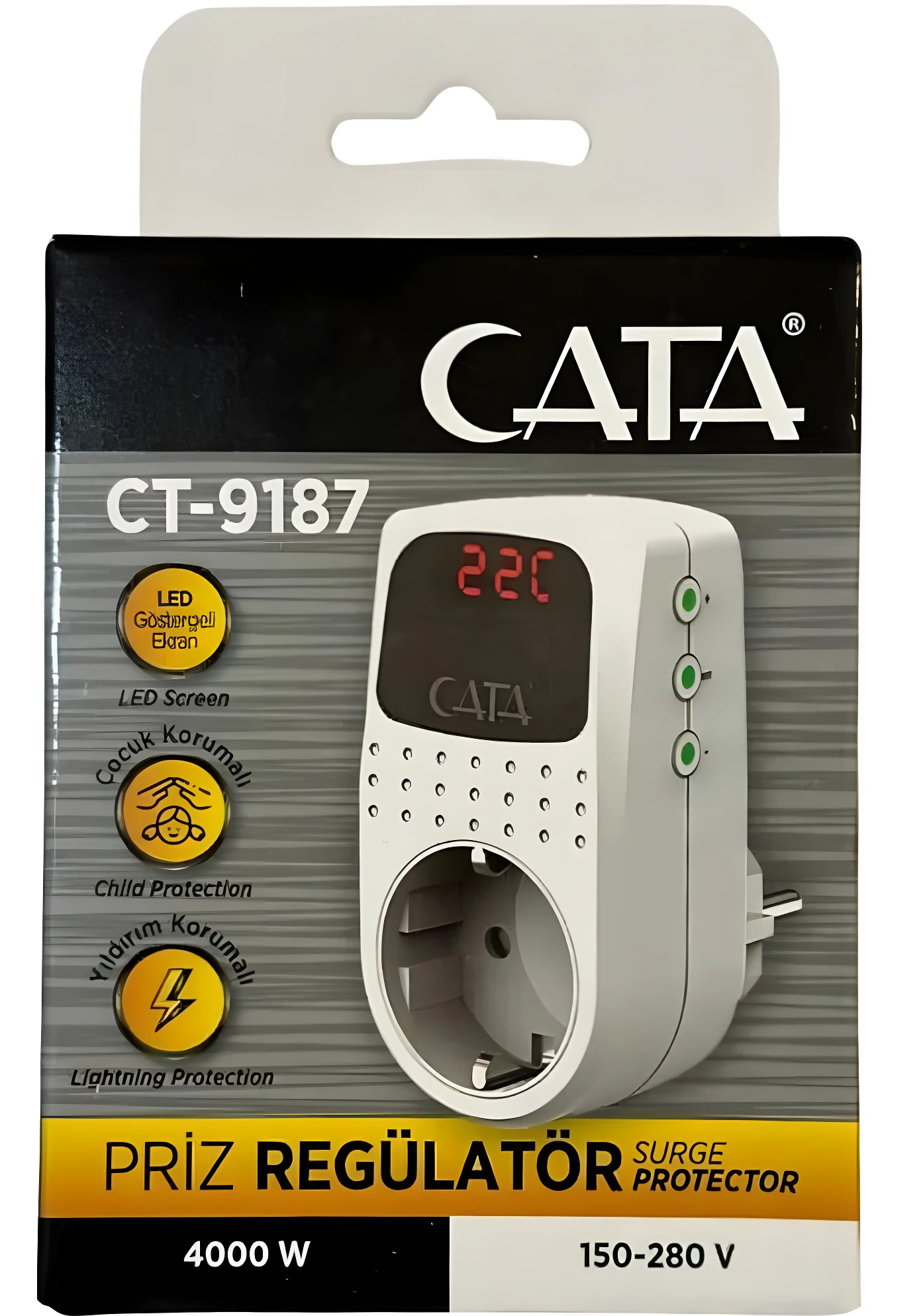 DİJİTAL AKIM KORUMALI PRİZ