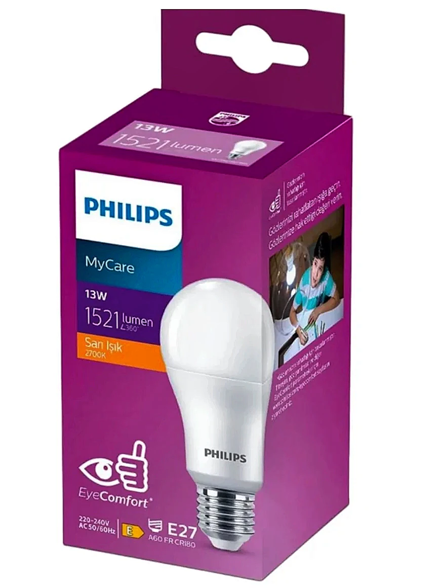 PHILIPS LEDBULB 13W LED AMPUL E27 2700K