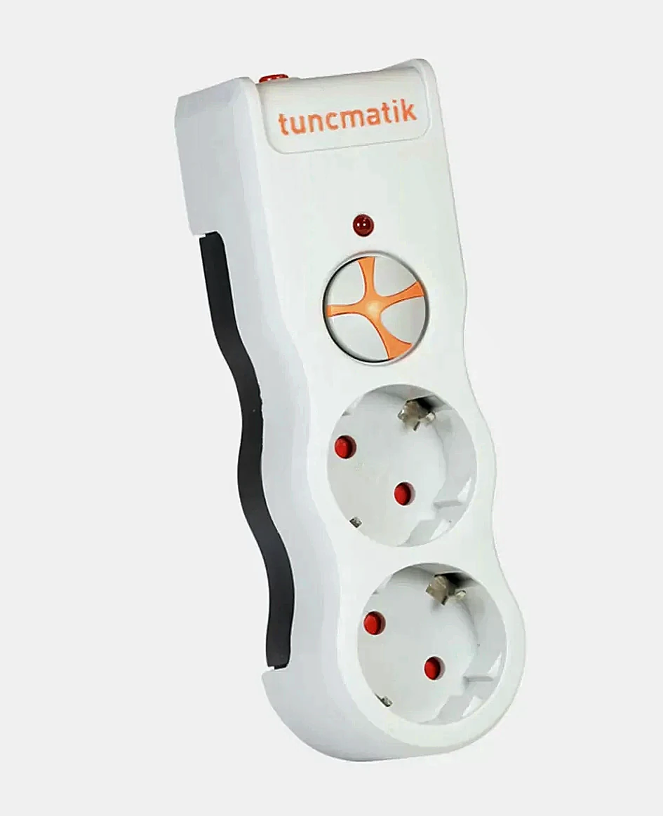 2 Lİ AKIM KORUMALI PRİZ BEYAZ