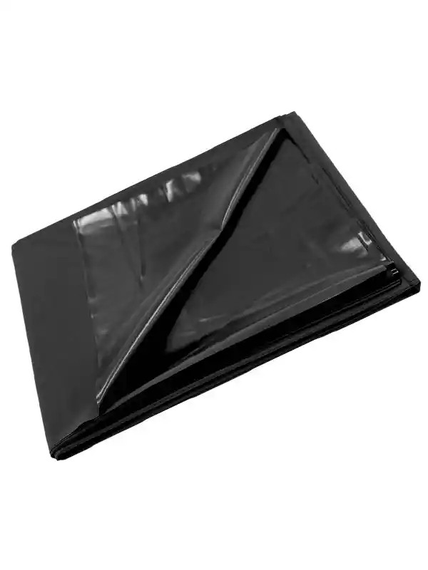 PVC Yatak Örtüsü Siyah 220 x 200 cm