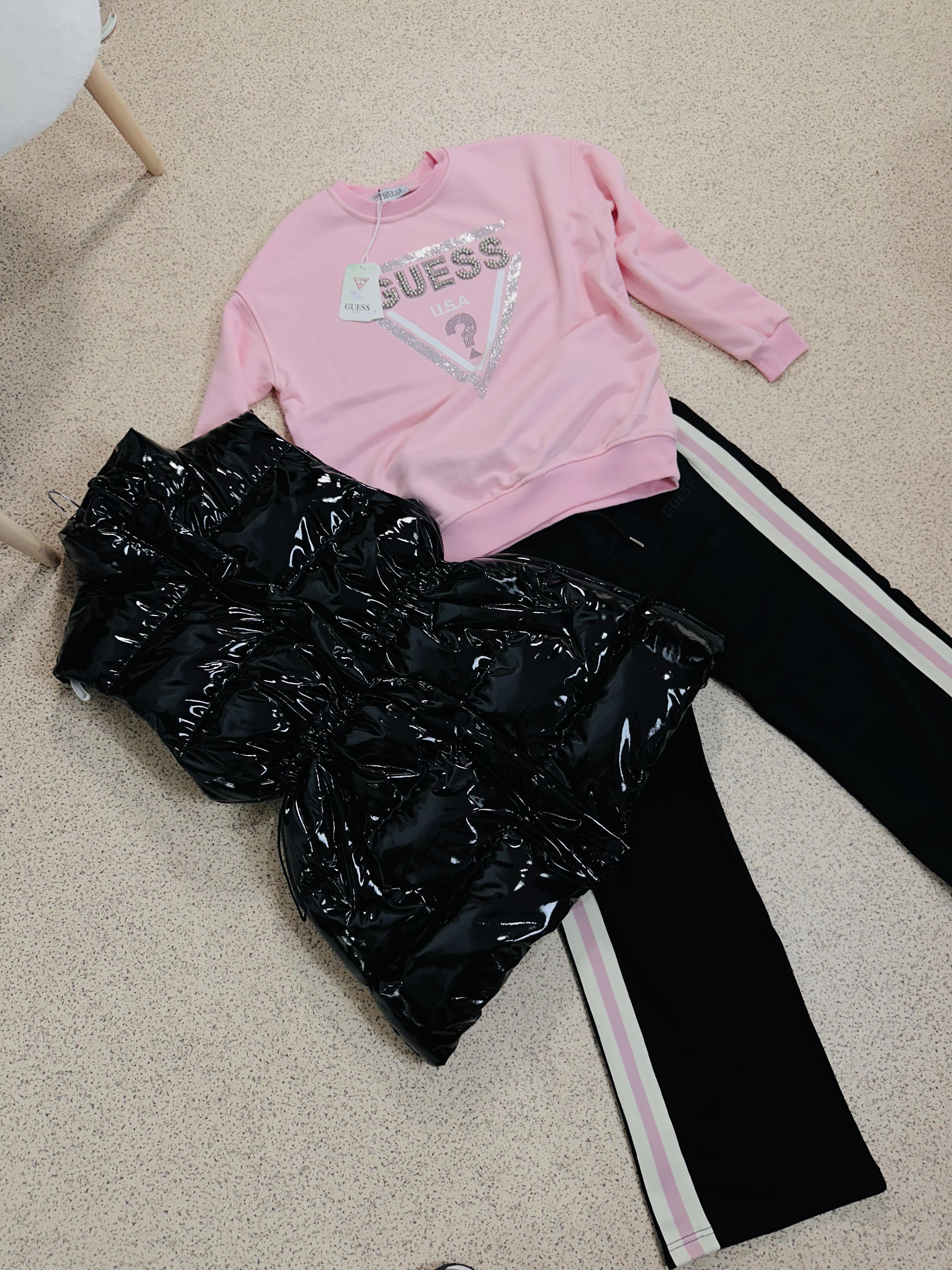 Nişantaşı Taşlı Sweat - Pembe