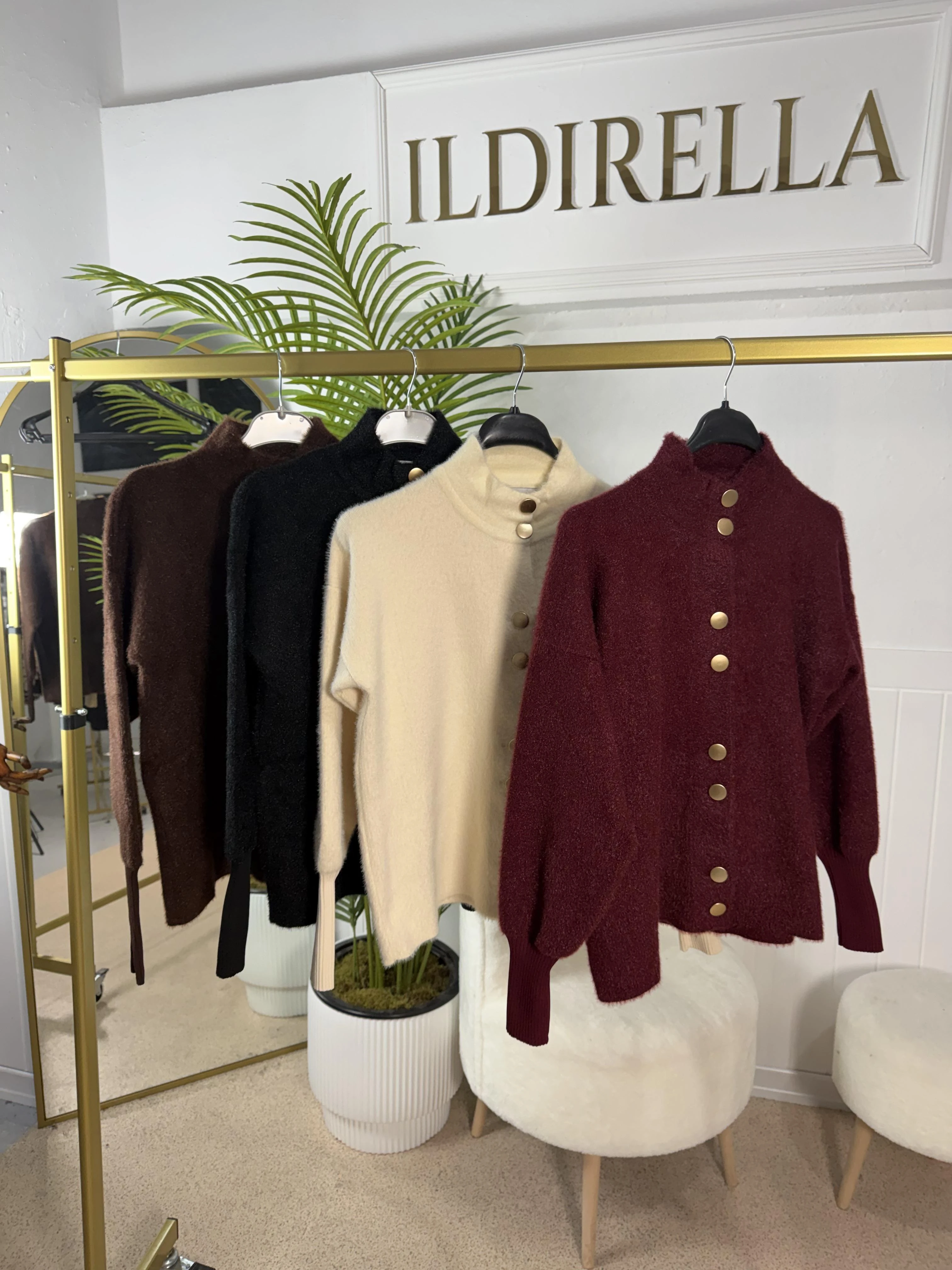 Angora Premium Hırka - Siyah