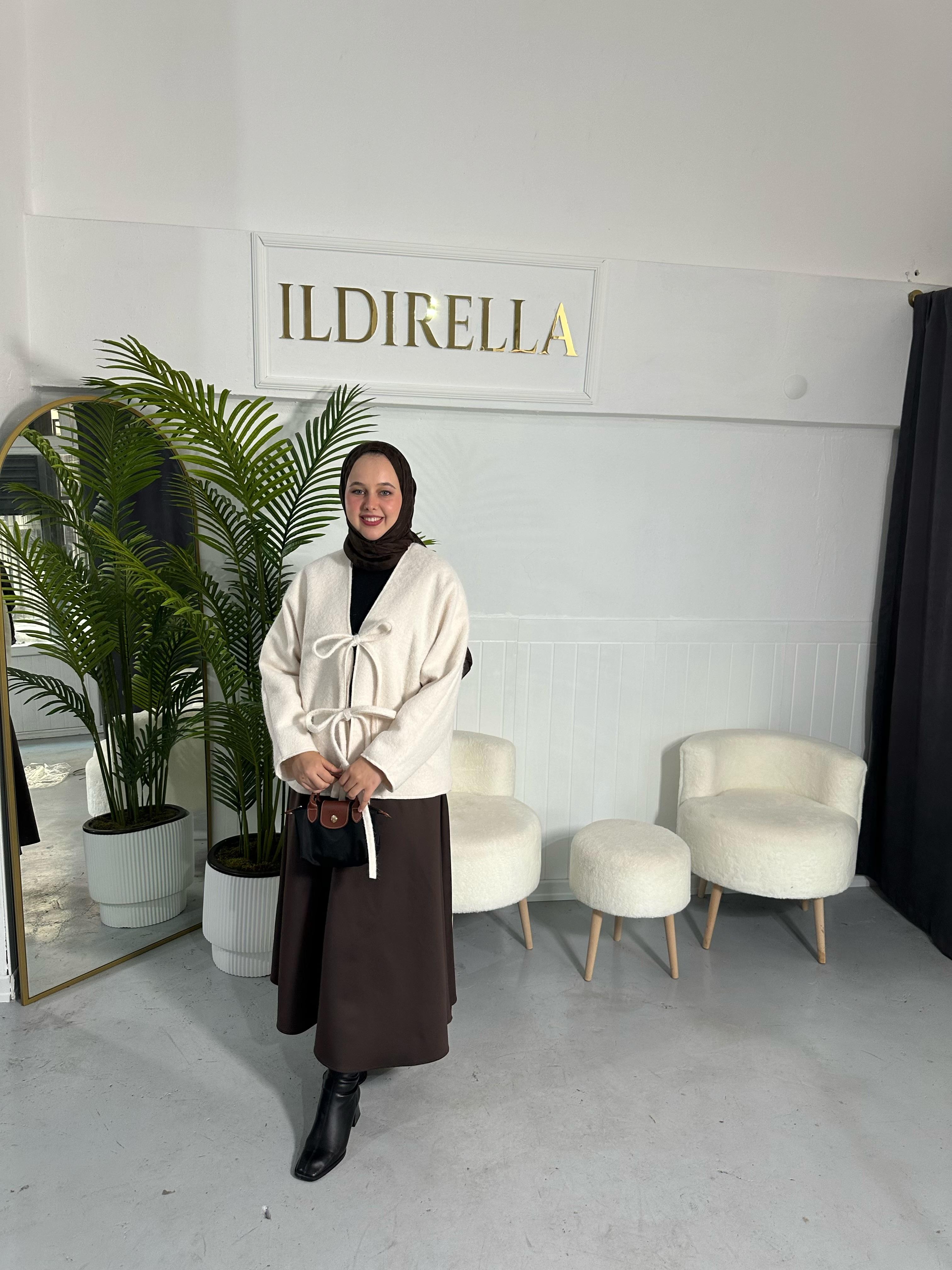 Premium İthal Kaşe Ceket - Bej