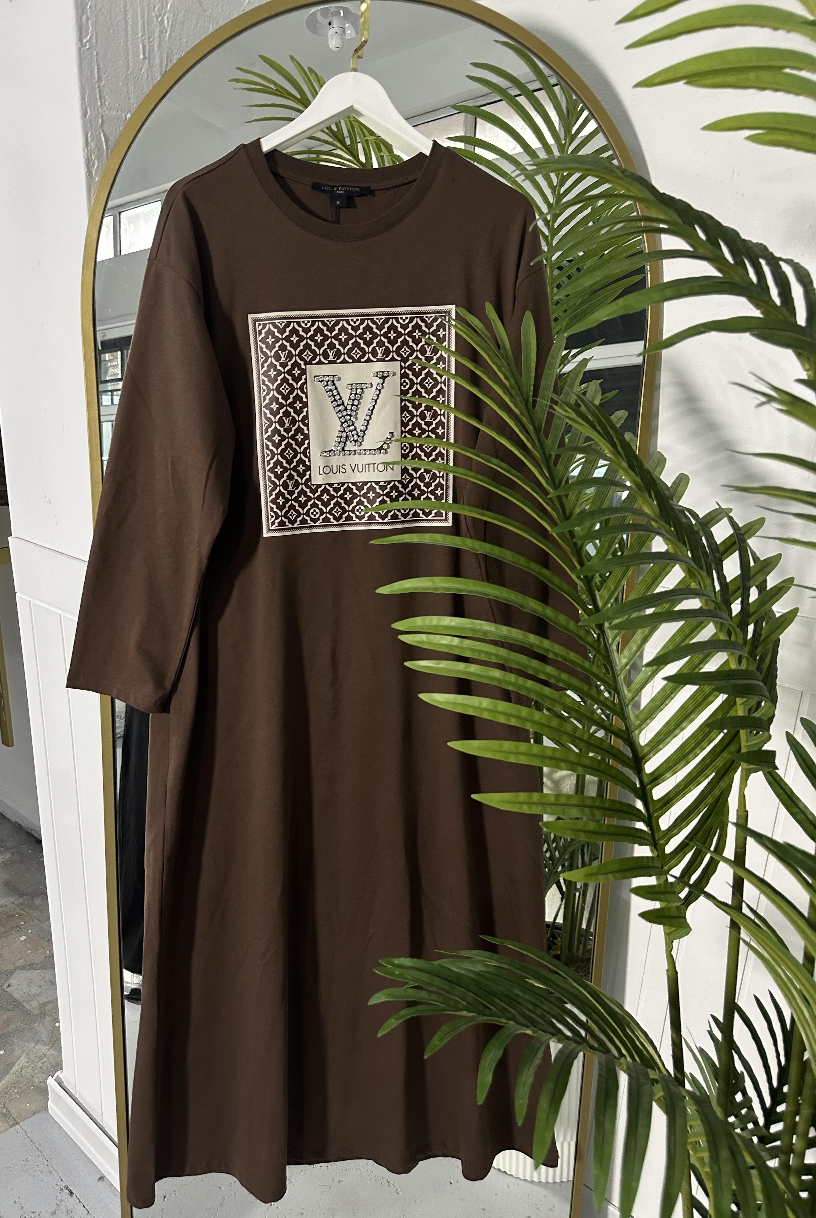 Lou Marka Elbise - Kahve