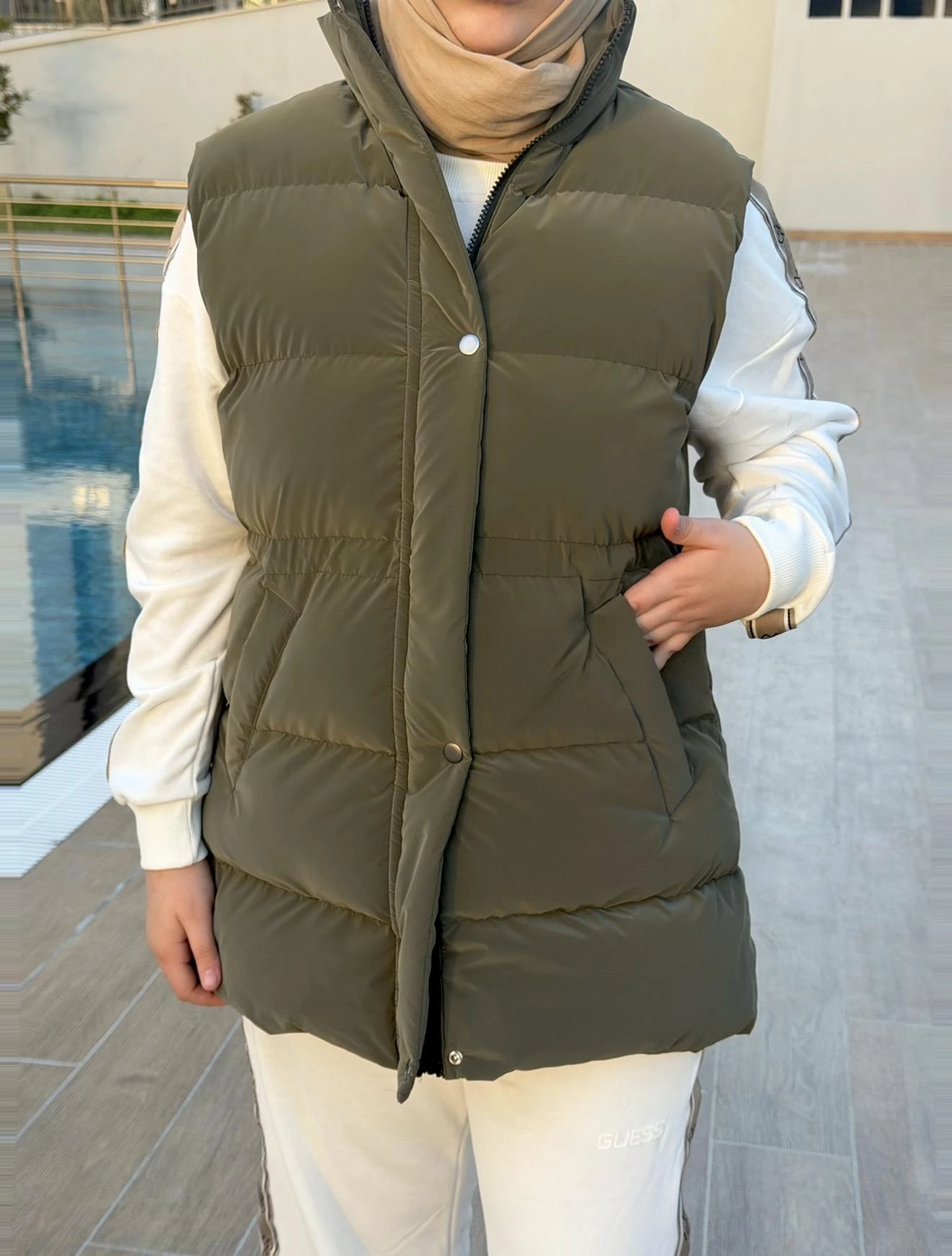 Premium Nova Şişme Yelek - Haki