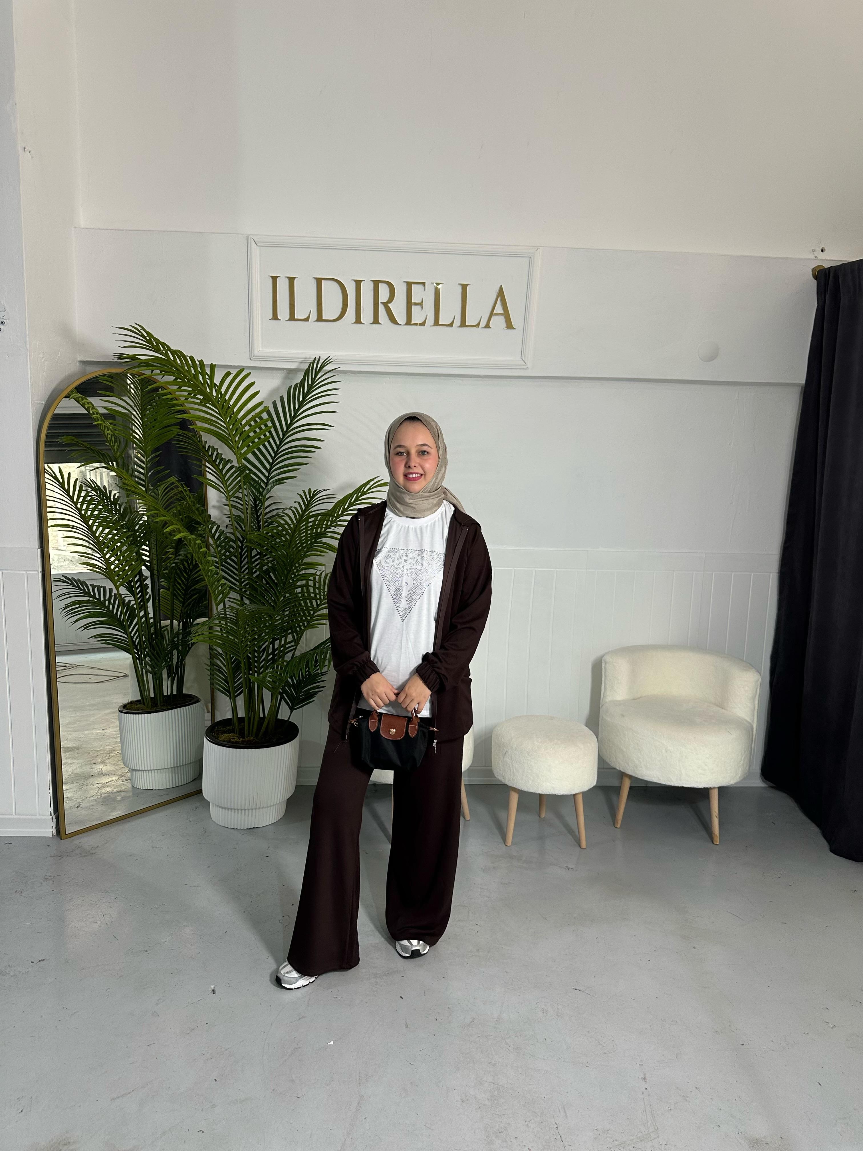 Oysho Fermuarlı Takım - Kahve