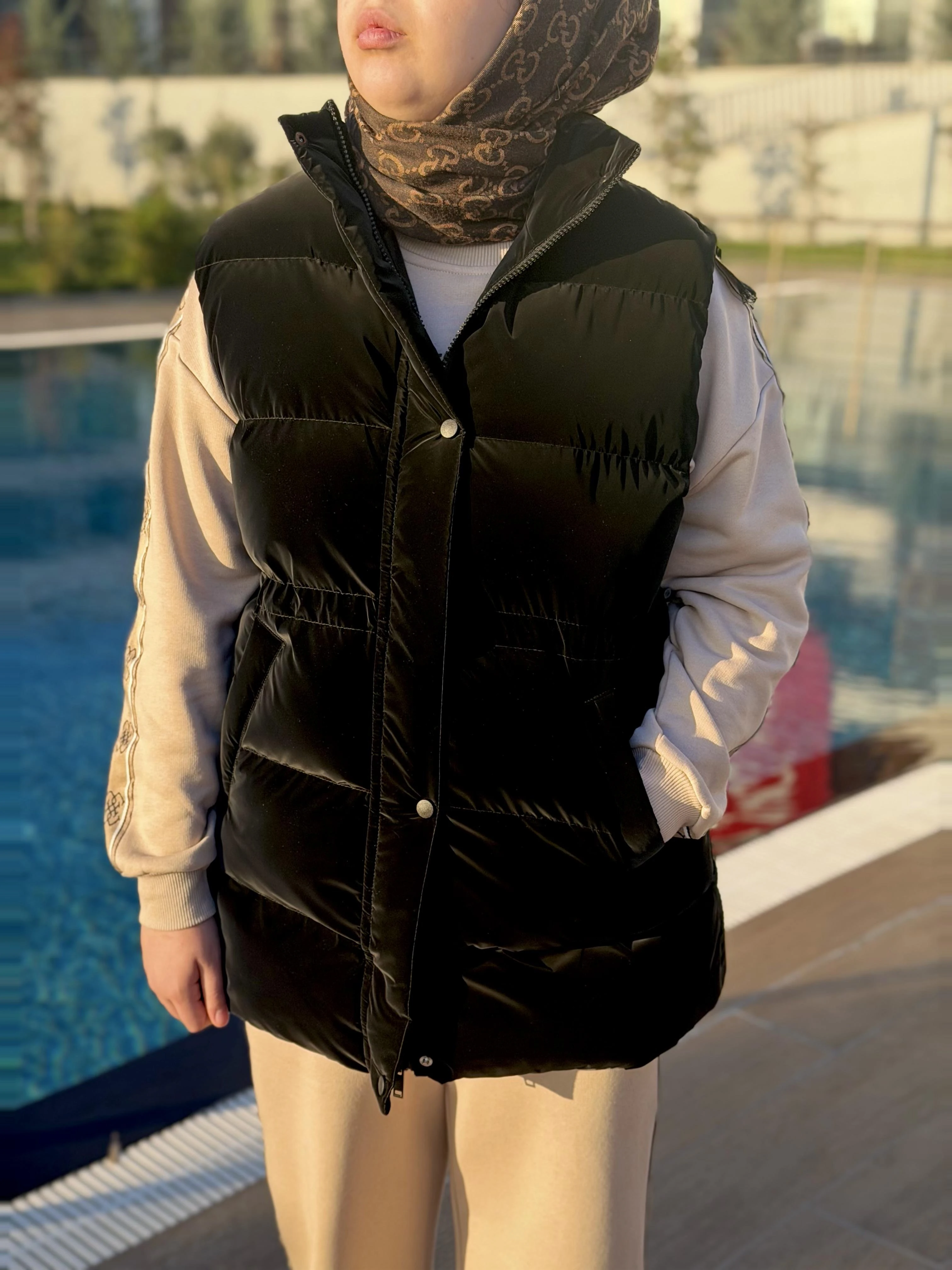 Premium Nova Şişme Yelek - Siyah