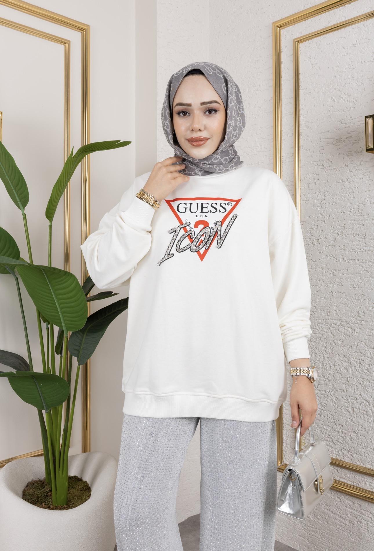 İcon  Sweat - Beyaz