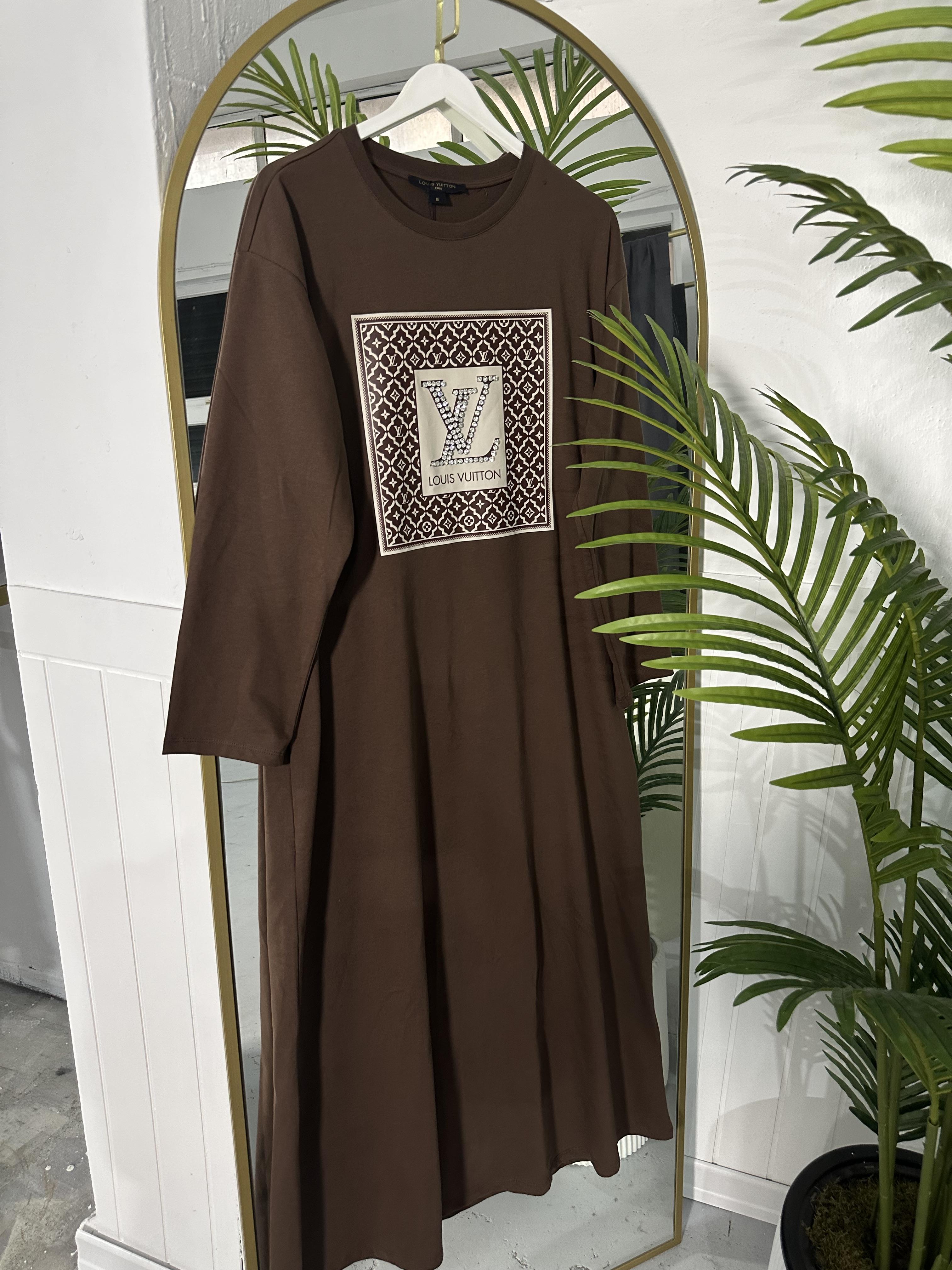 Lou Marka Elbise - Kahve