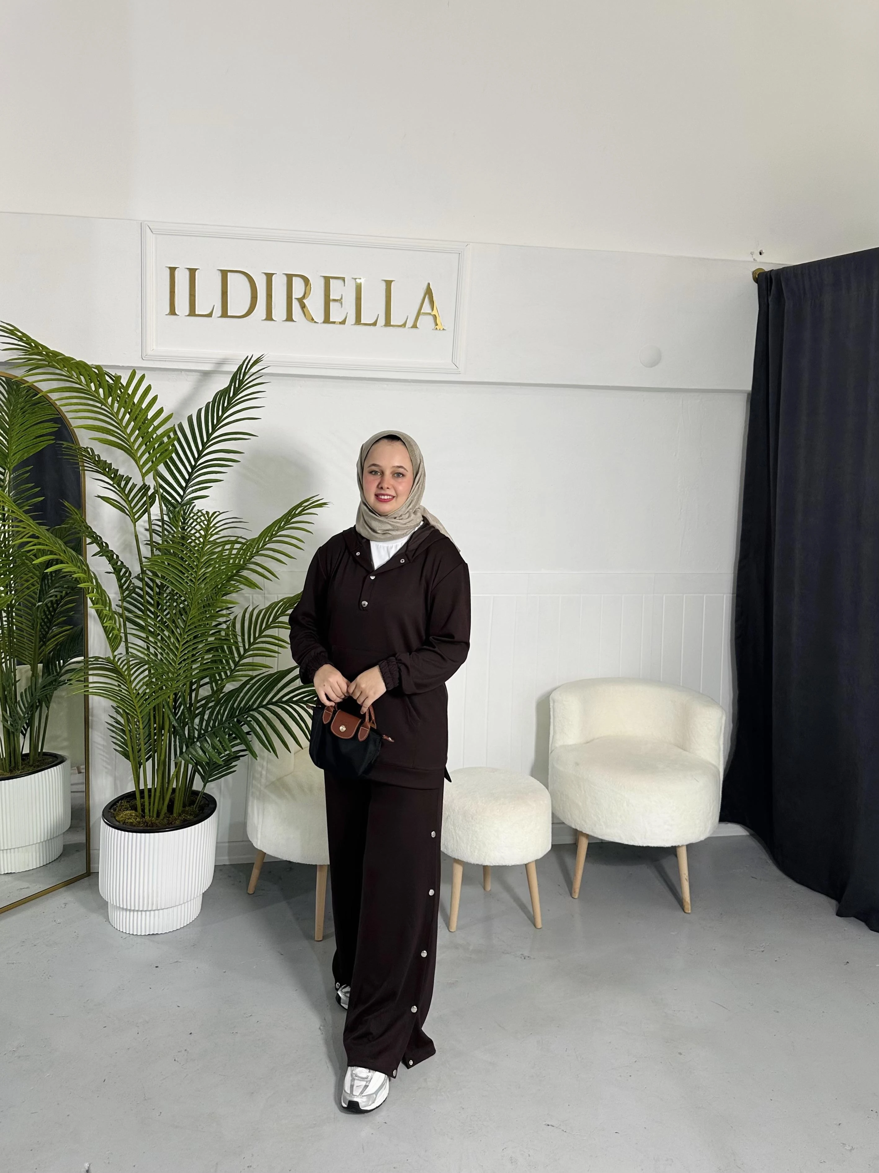 Oysho Çıtçıtlı Takım - Kahve