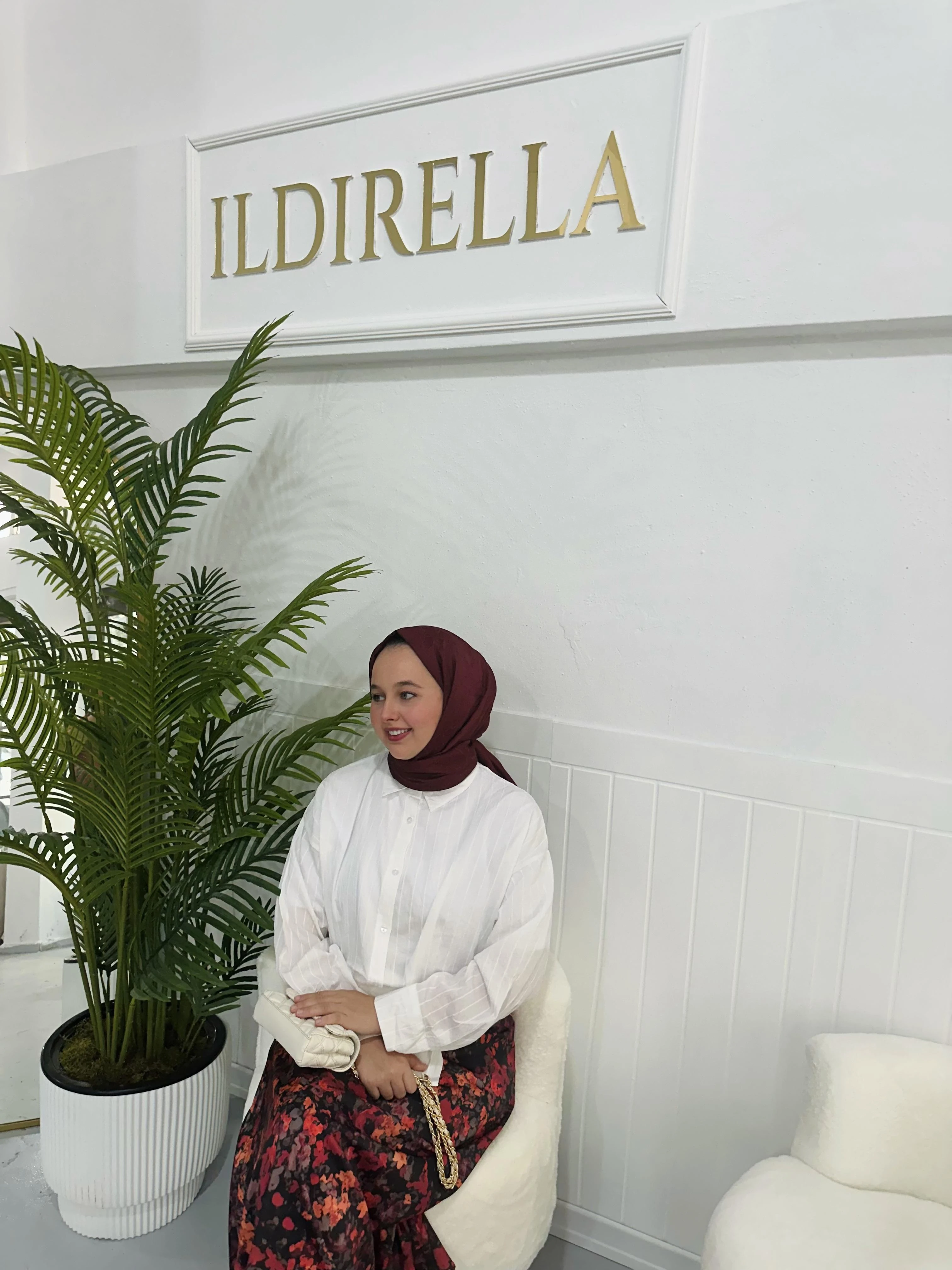 Desenli Premium Saten Etek - Meva