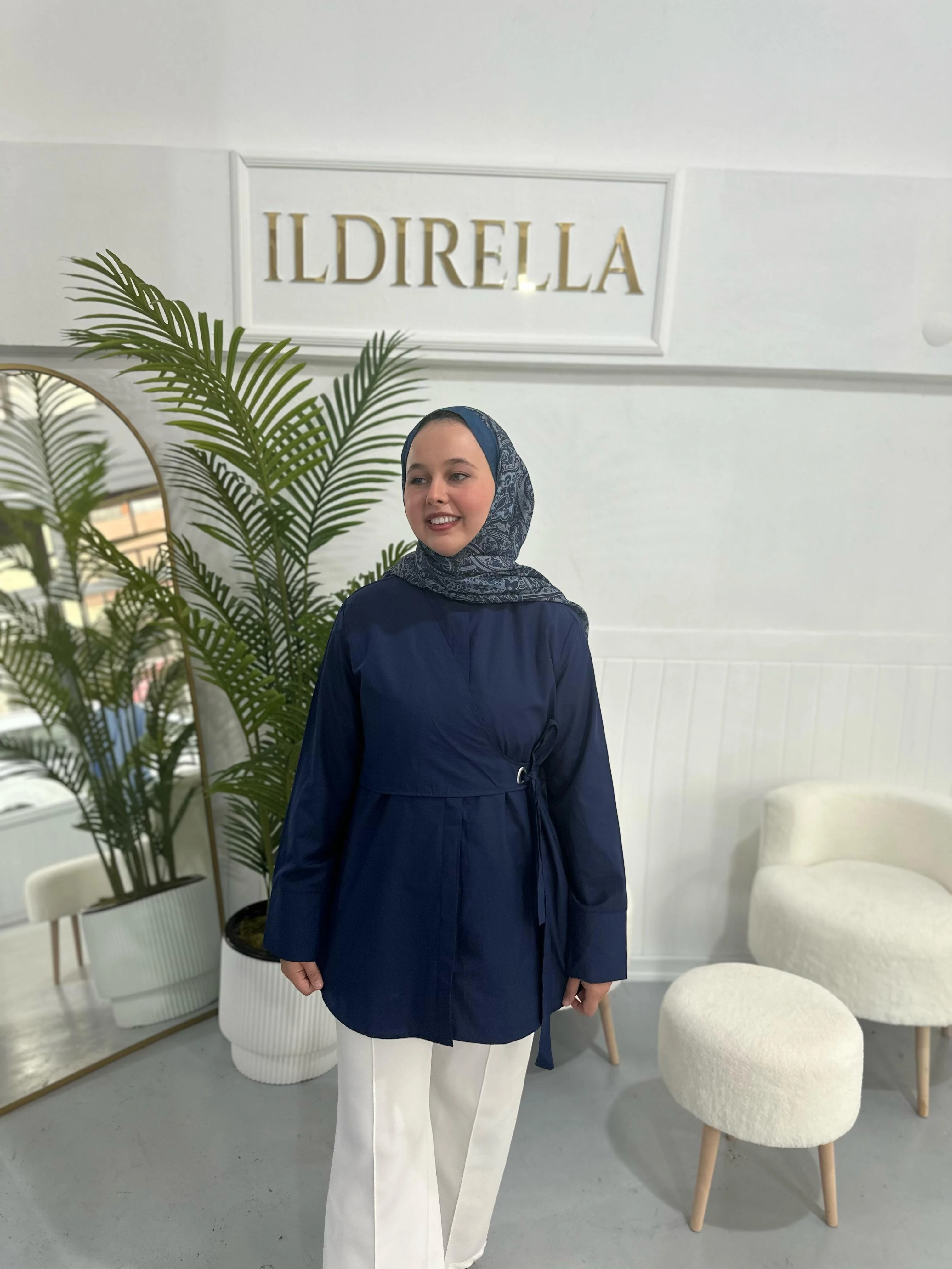 Hm Aria Premium Gömlek - Lacivert