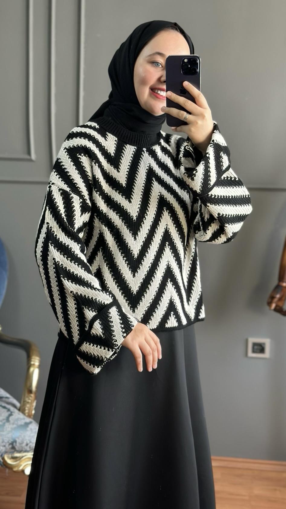 Zikzak Kazak - Siyah