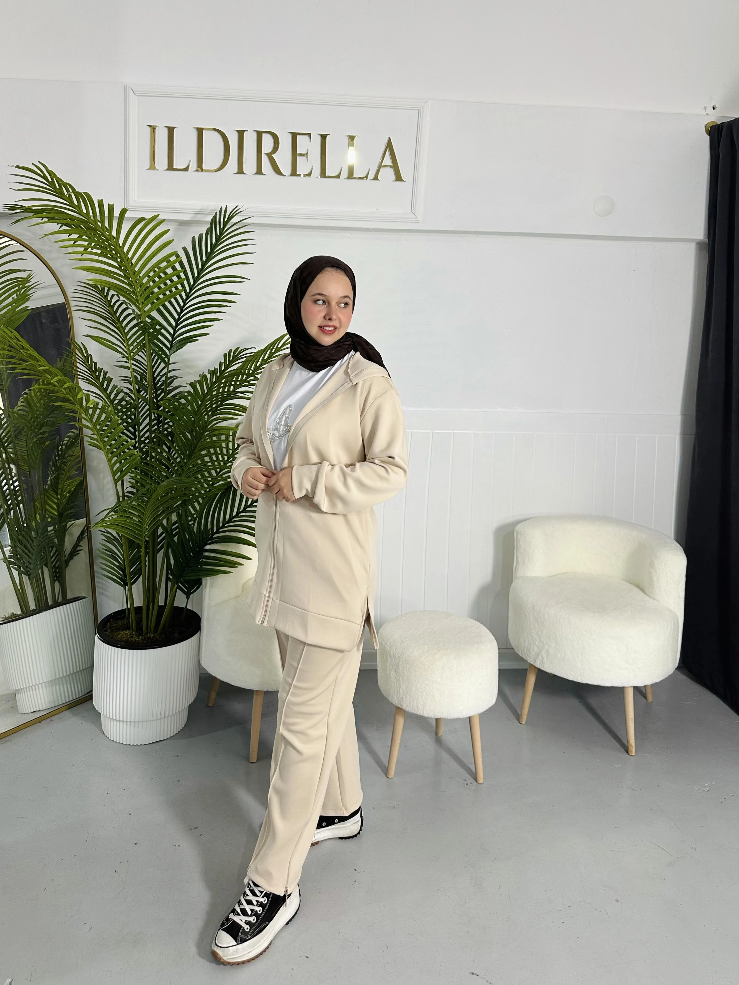 Solena Scuba Takım - Bej