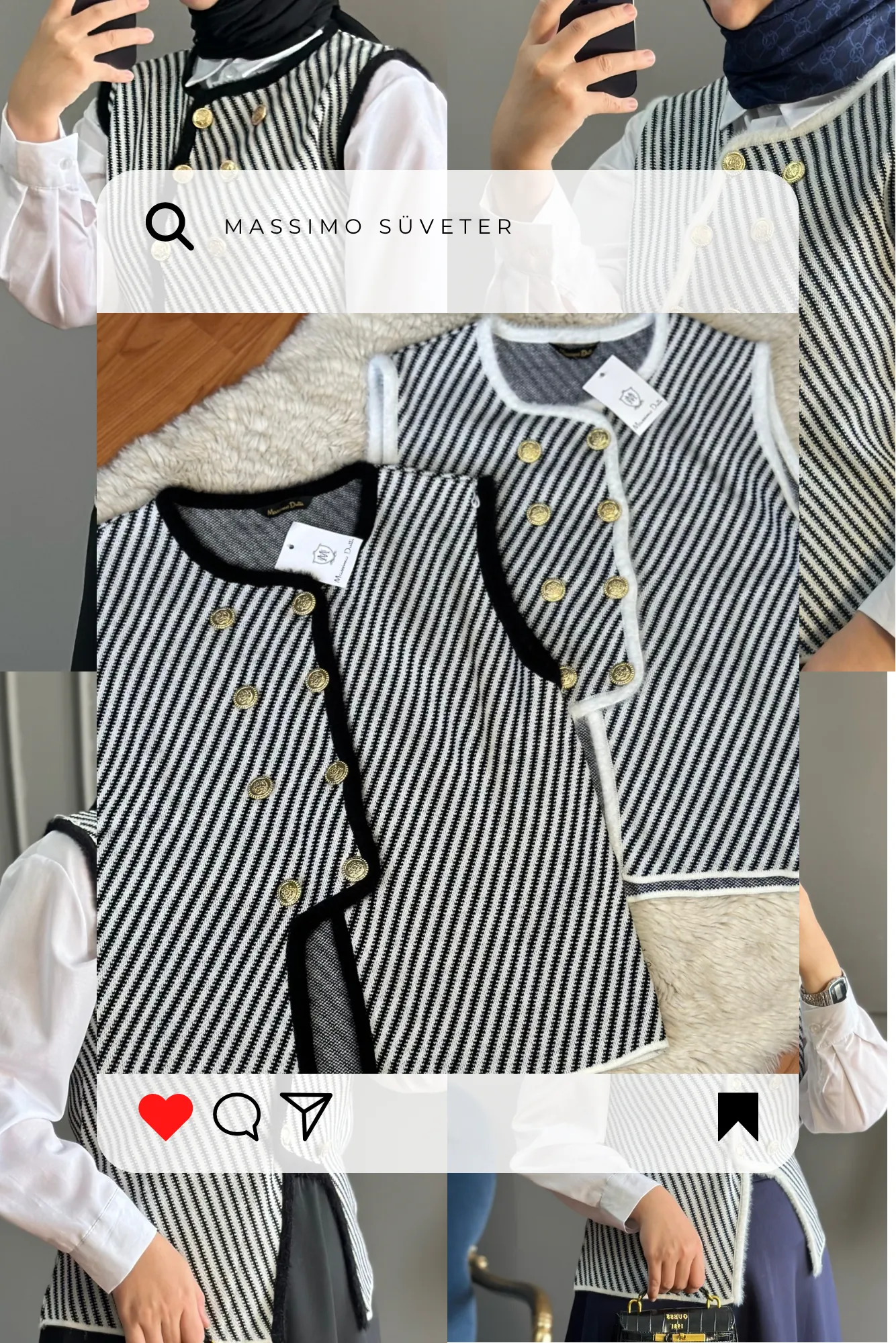 Massimo Süveter - Siyah