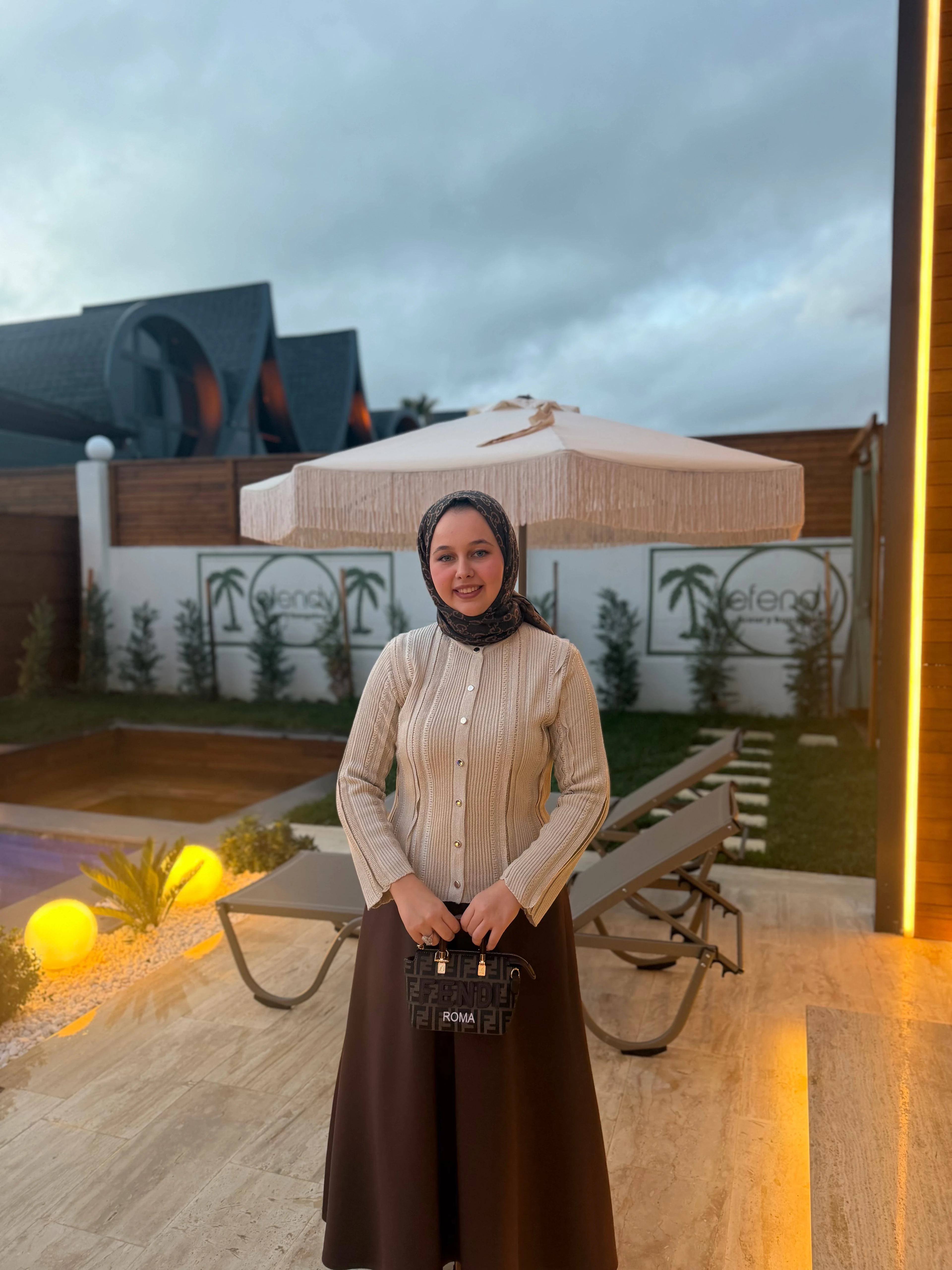 hoops hırka kum beji 