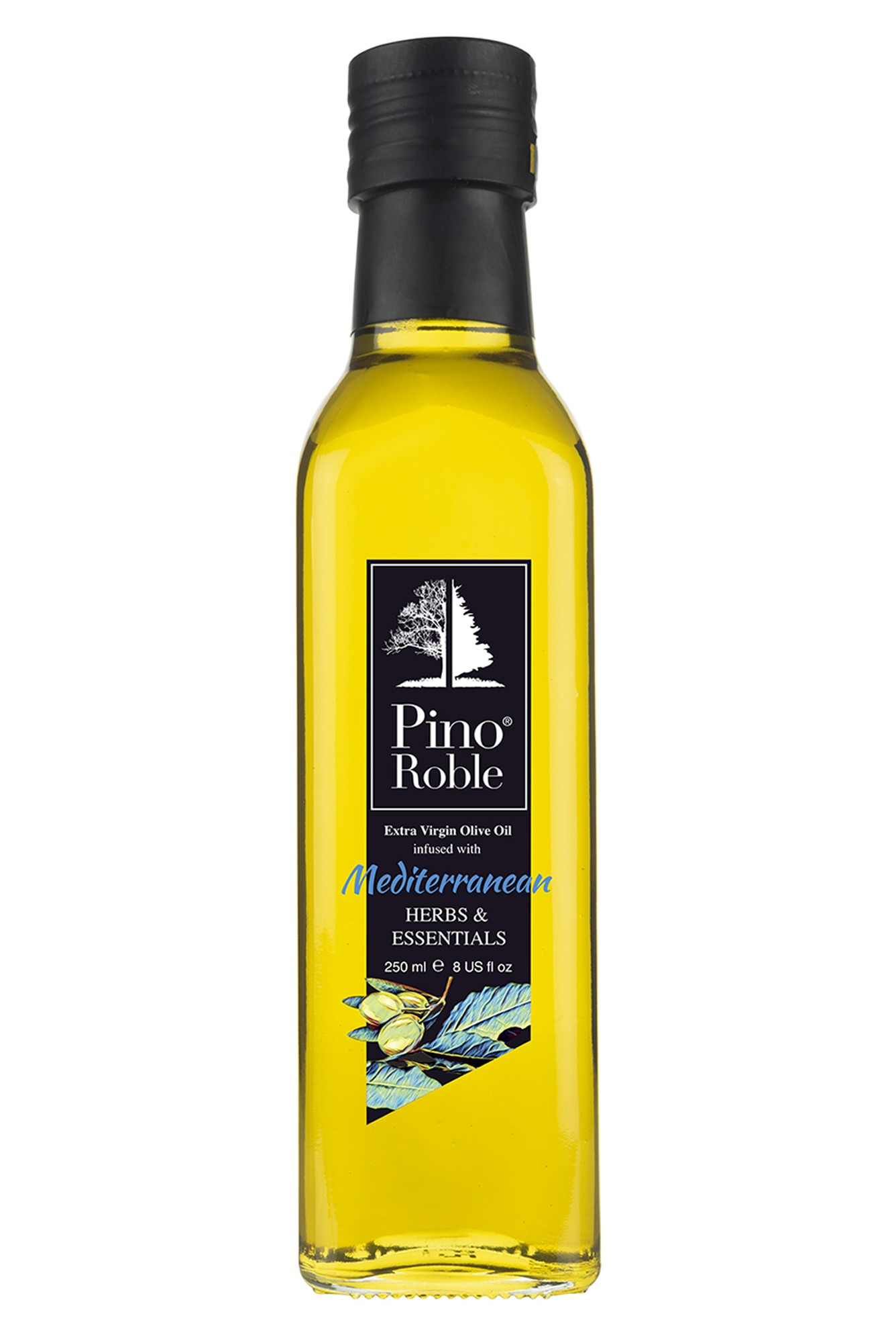 Pinoroble natives Olivenöl extra mit mediterranen Kräutern angereichert 250 ml