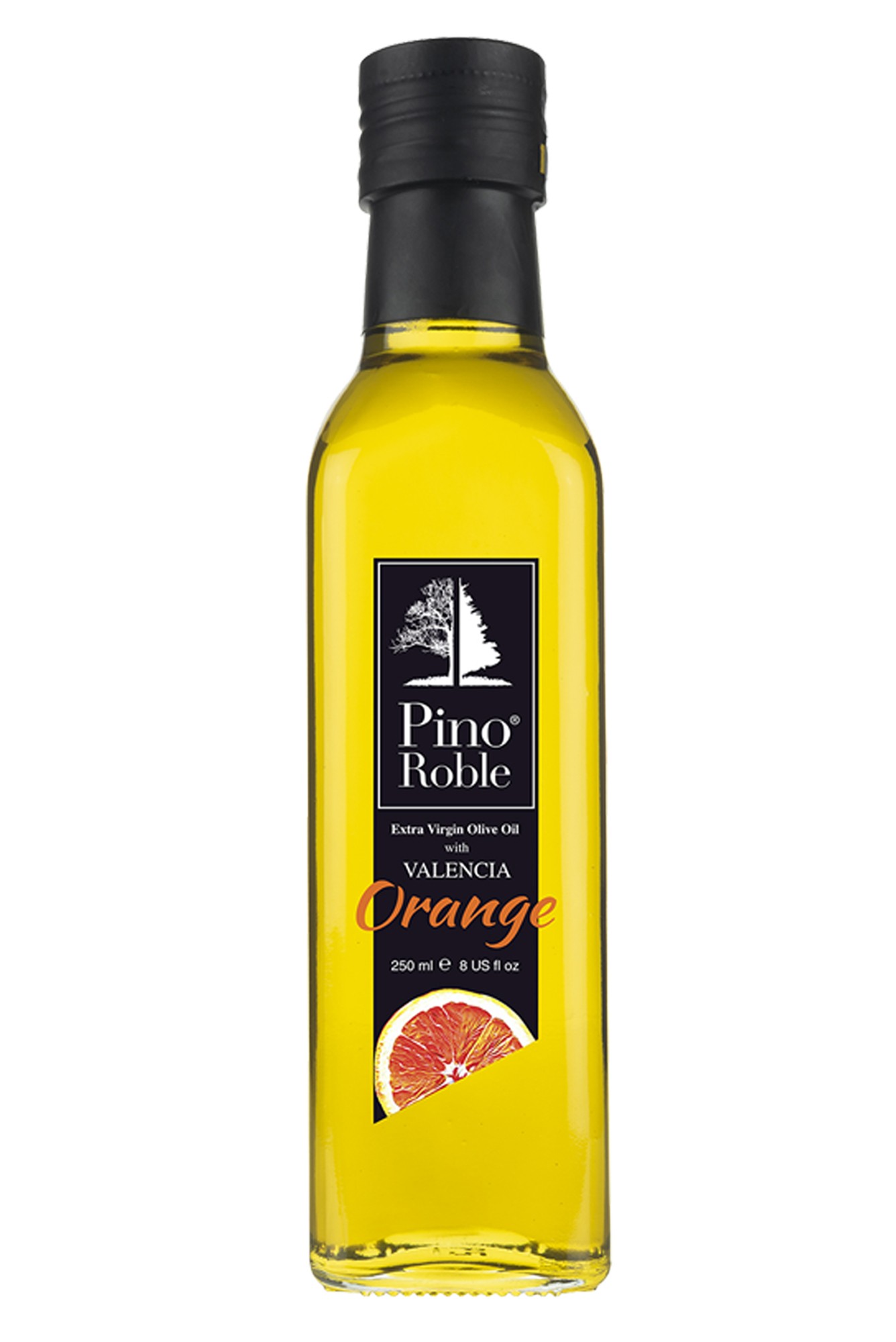 PinoRoble Extra Virgin Olive Oil Infused with Valencia Orange 8 fl Oz