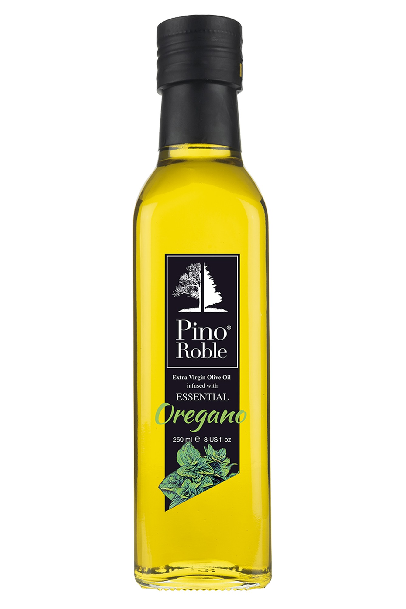 PinoRoble Natives Olivenöl Extra mit Oregano infundiert 250 ml