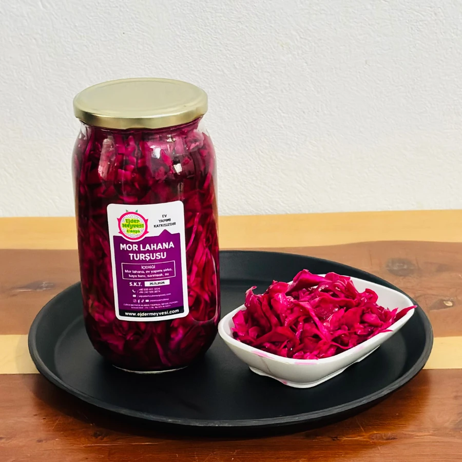 660 cc Mor Lahana Turşusu