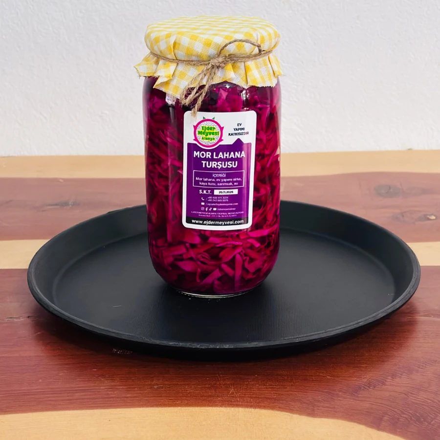1000 cc Mor Lahana Turşusu