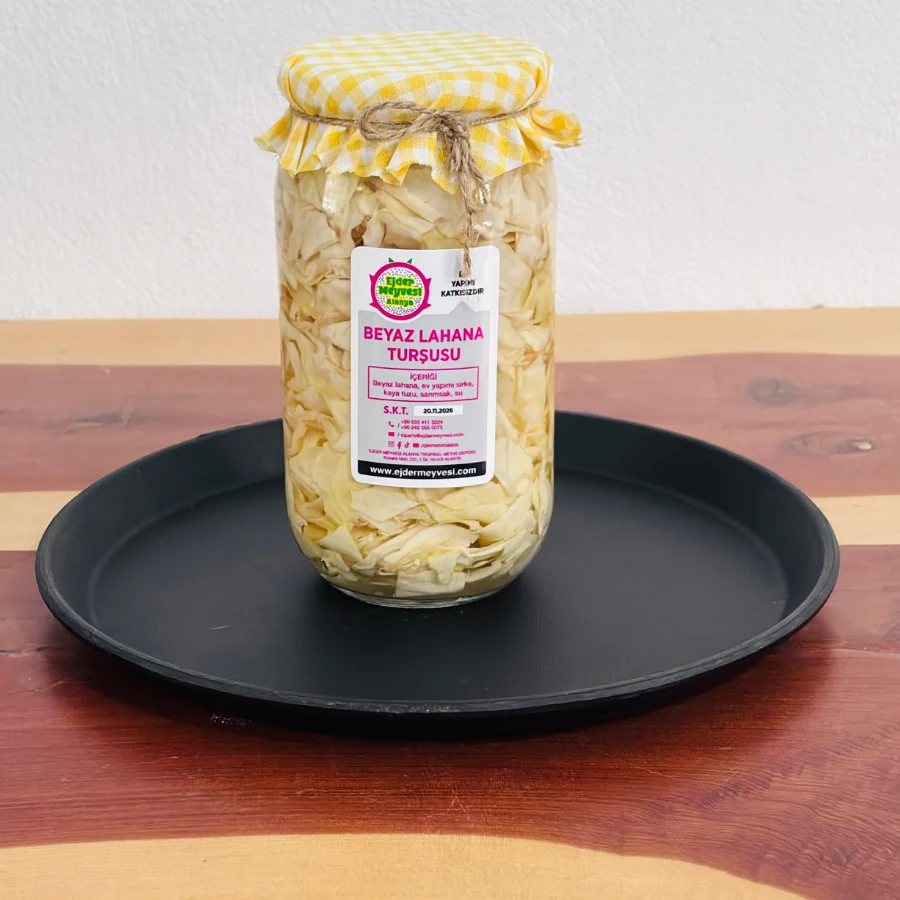 1000 cc Beyaz Lahana Turşusu