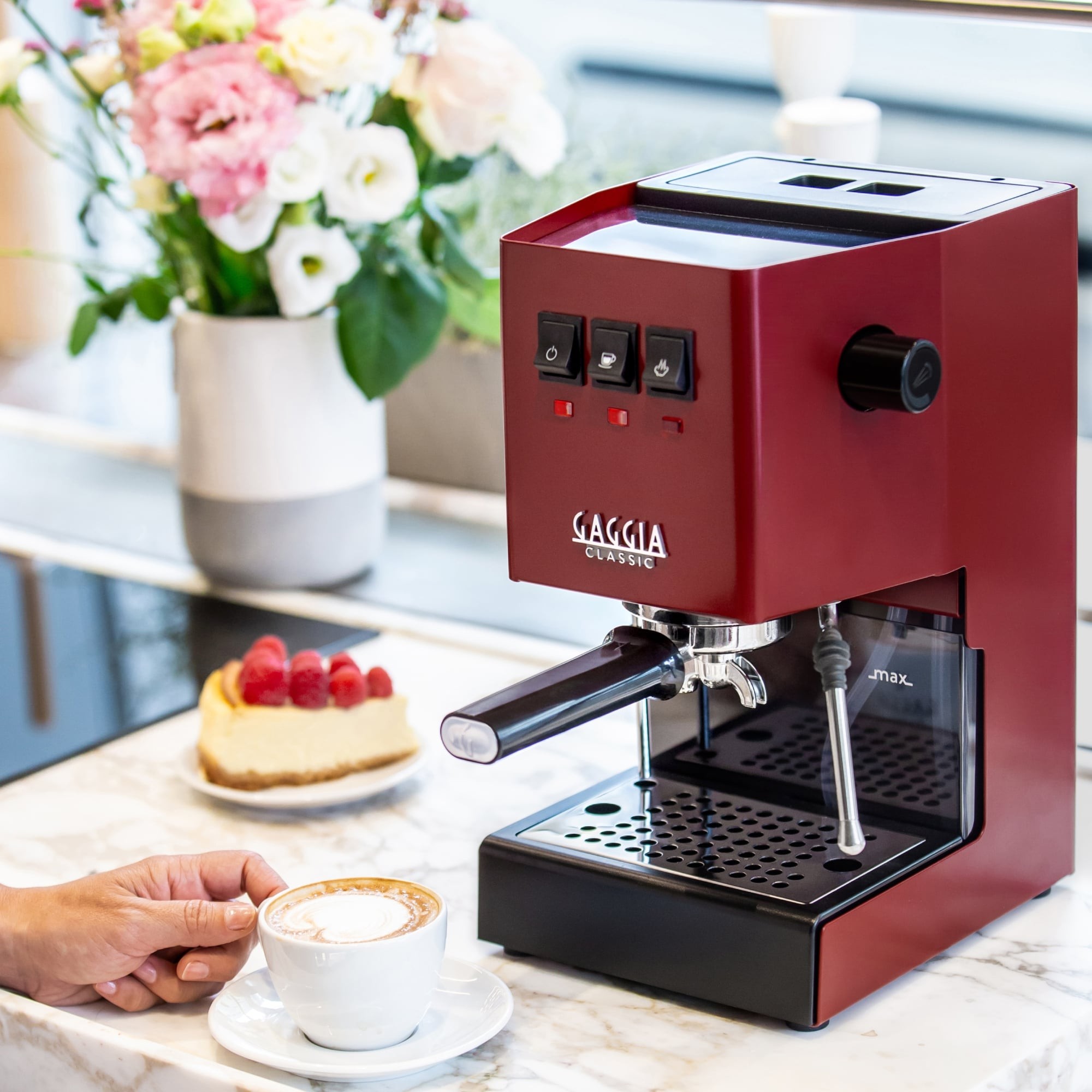 Gaggia New Classic Evo 2023 Kırmızı Espresso Makinesi RI9481/12