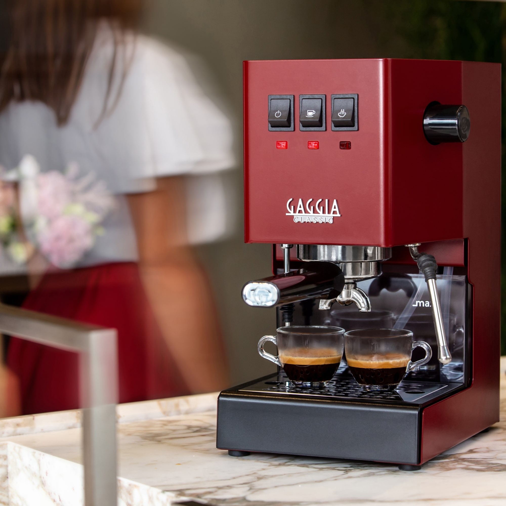 Gaggia New Classic Evo 2023 Kırmızı Espresso Makinesi RI9481/12