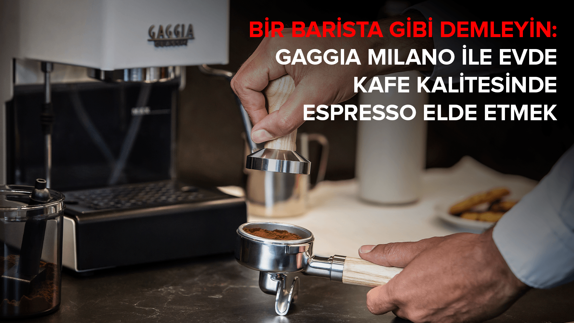 Bir Barista Gibi Demleyin: Gaggia Milano ile Evde Kafe Kalitesinde Espresso Elde Etmek