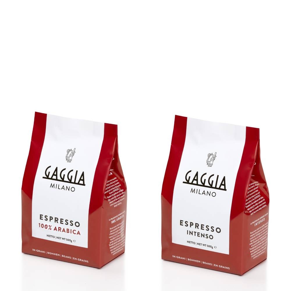 Gaggia Milano Kahve Tanışma Paketi | Arabica 500 GR - Intenso 500 GR 