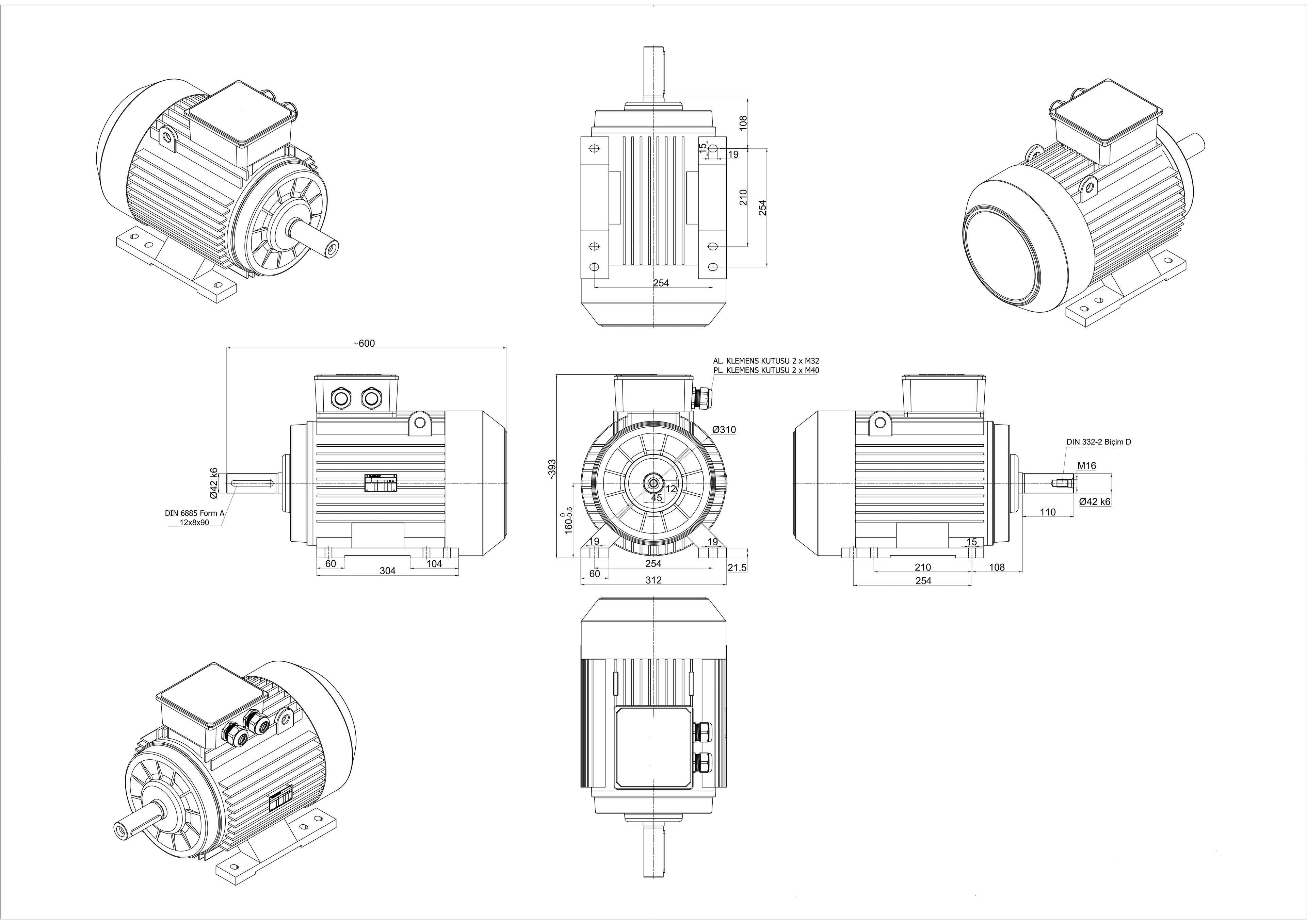 15.000 W PM ALTERNATÖR 500 RPM 