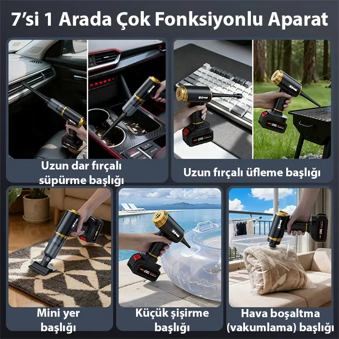 EzereEZERE ST-6609C 20000pa Güçlü Dijital Göstergeli Vakumlu