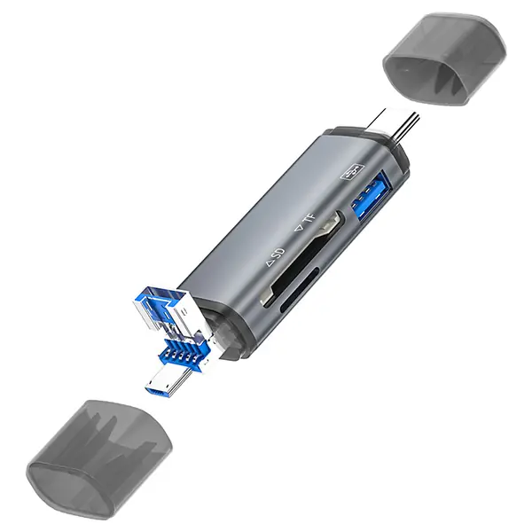 ALLY ADS-307 3 IN 1 USB + Micro USB + Type-c OTG Kart Okuyucu | Akıllı ...