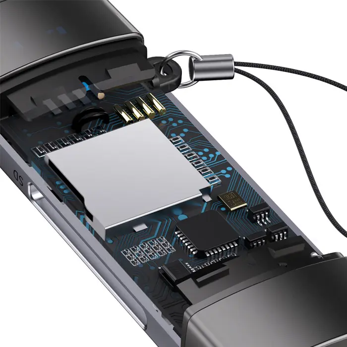 Baseus Lite Series USB + Type-C to SD/MicroSD Hafiza Kart Okuyucu