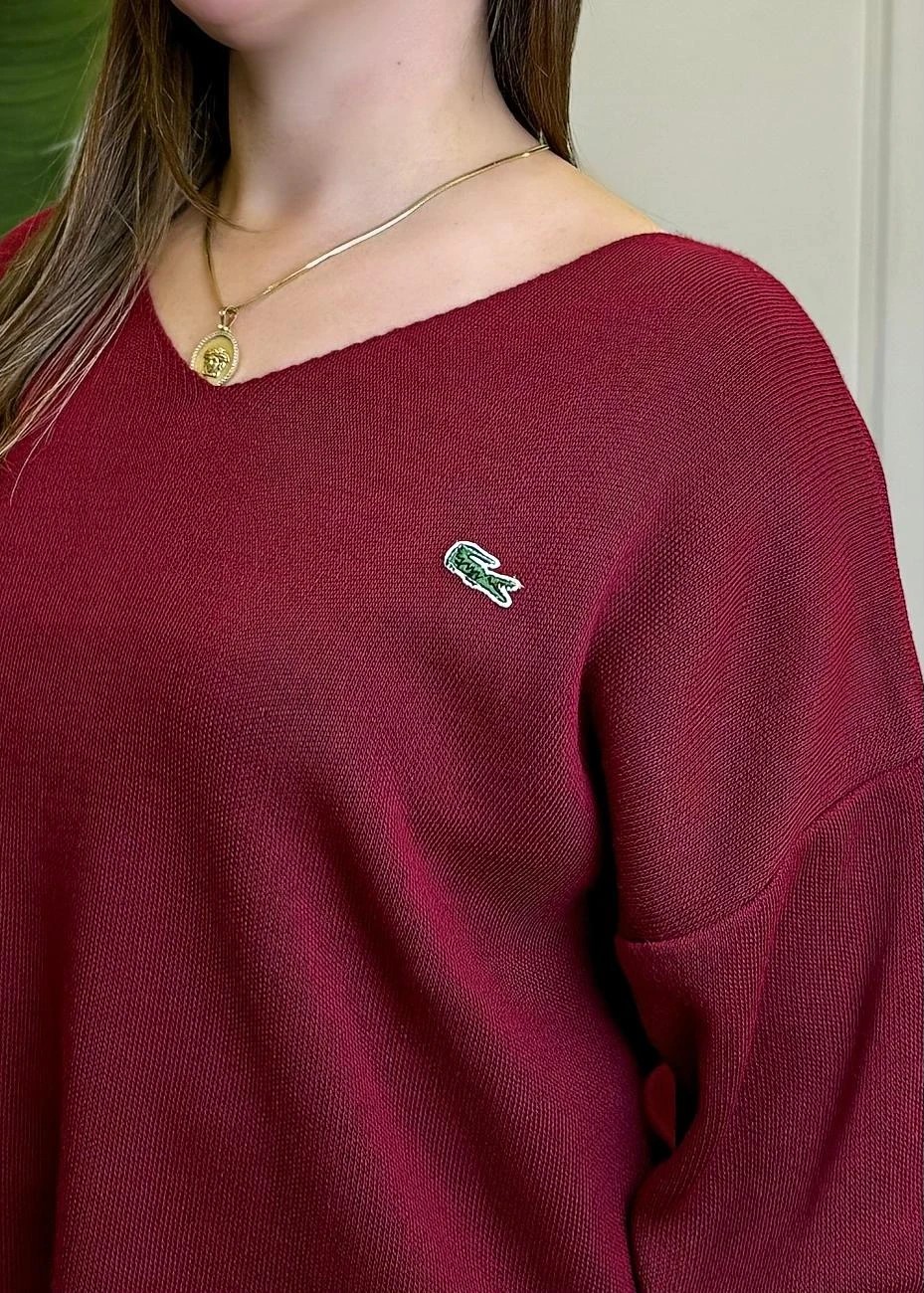  Lacoste V Yaka Triko Kazak