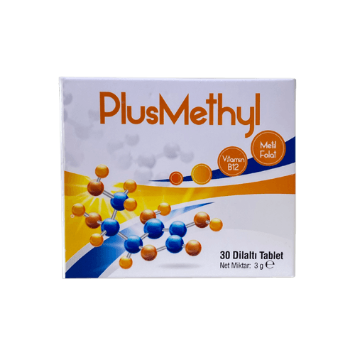 Plusmethyl Vitamin B12 Metil Folat 3 gr 30 Dilaltı Tablet