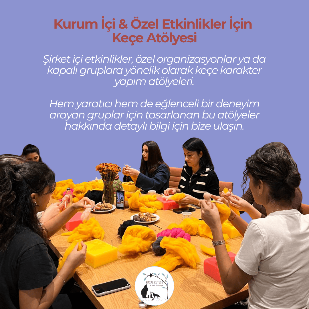 Keçe Karakter Yapımı- Kapalı Grup Atölyeleri image