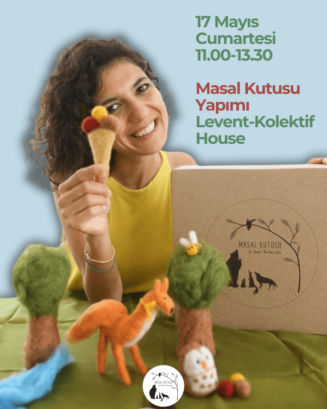Yüz Yüze Atölye: Masal Kutusu Yapımı 17 Mayıs image