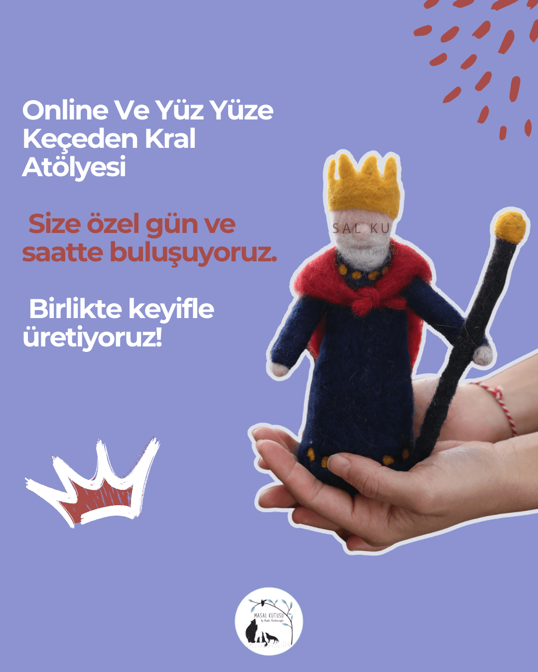 Keçeden Kral Yapım Atölyesi (Özel Ders) image