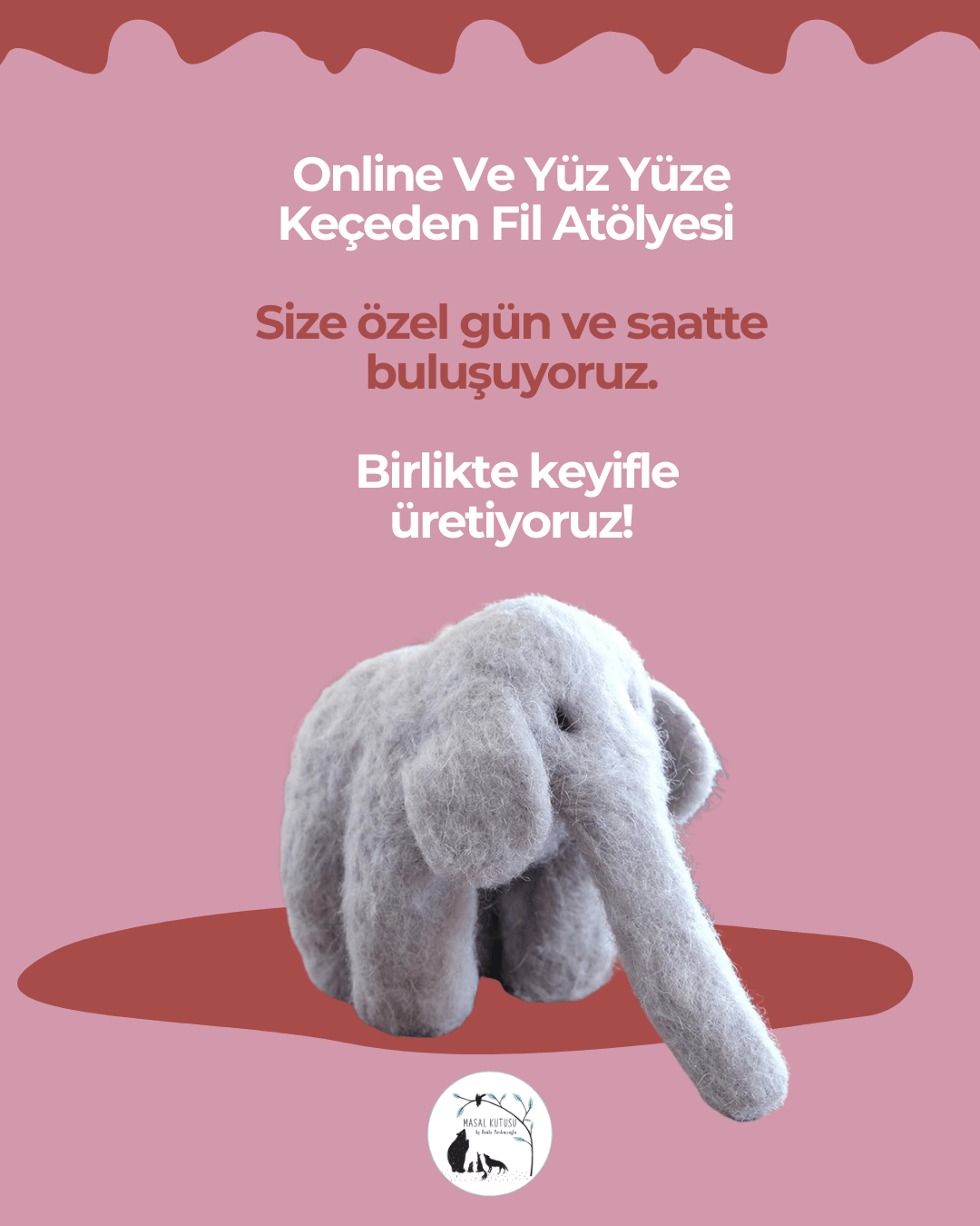 Keçeden Fil Yapım Atölyesi (Özel Ders) image