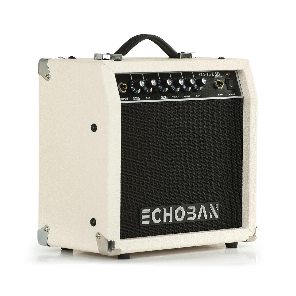Echoban GA15USB 15 Watt Mavi Gitar Amfisi USB
